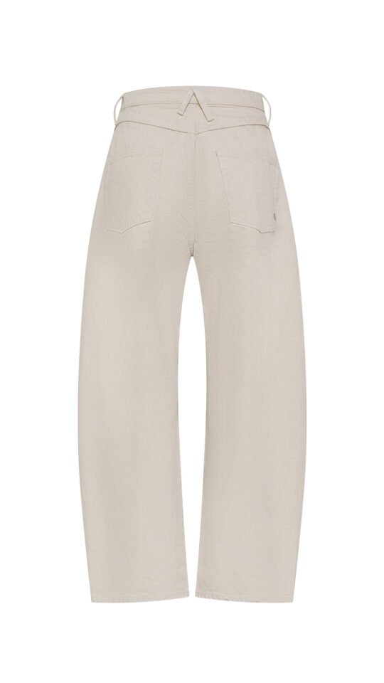 retro del pantalone donna aida crop super fitted low waist cropped curve leg direct dyed