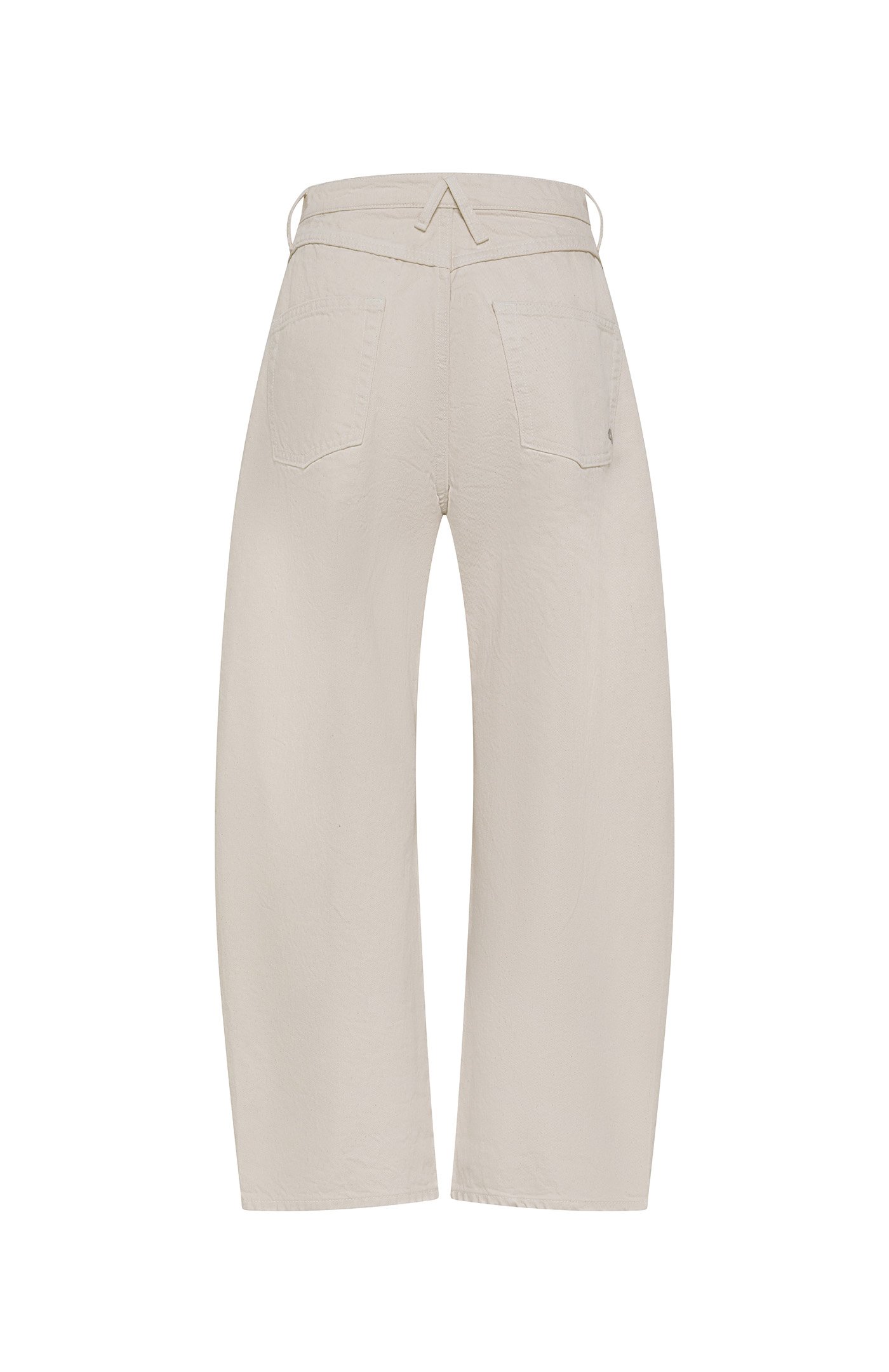 retro del pantalone donna aida crop super fitted low waist cropped curve leg direct dyed