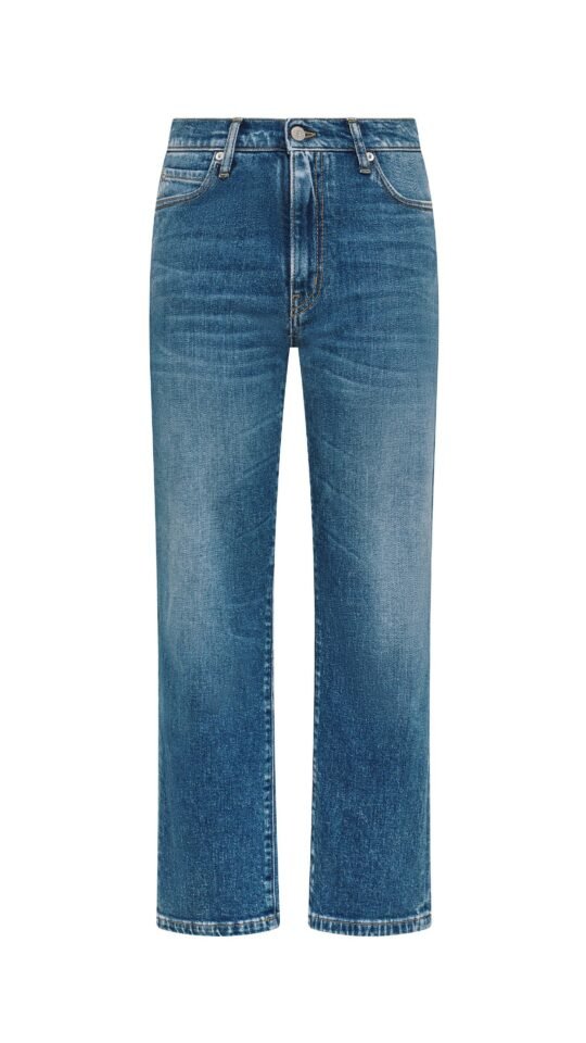 Pantalone donna blu Cycle francy slim fit straight leg antique vintage