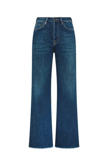 Pantalone donna jeans luna mid rise flared dark vintage Cycle