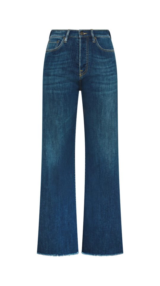 Pantalone donna jeans luna mid rise flared dark vintage Cycle