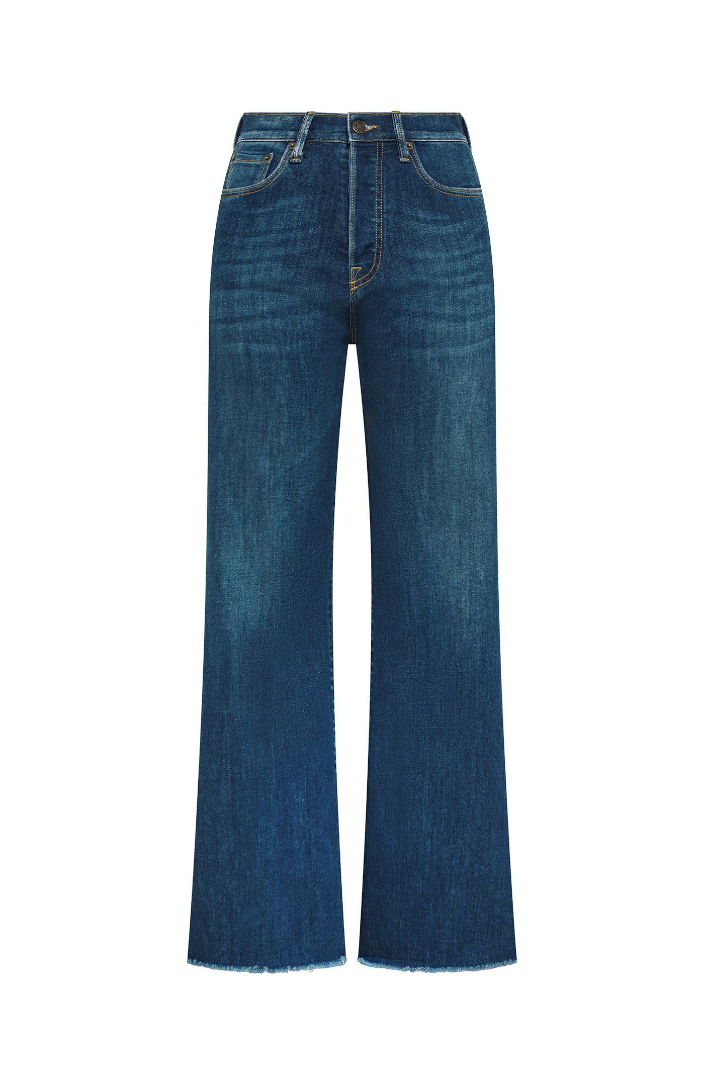 Pantalone donna jeans luna mid rise flared dark vintage Cycle