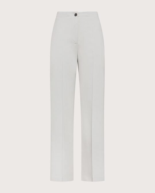 Pantalone donna Seventy cady crepe viscosa unito stretch colore grigio taglia 42
