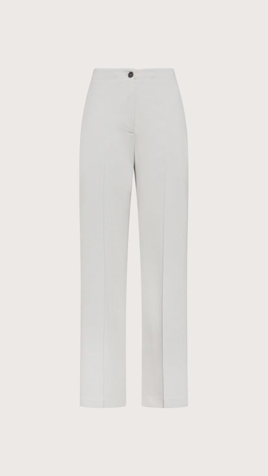 Pantalone donna Seventy cady crepe viscosa unito stretch colore grigio taglia 42