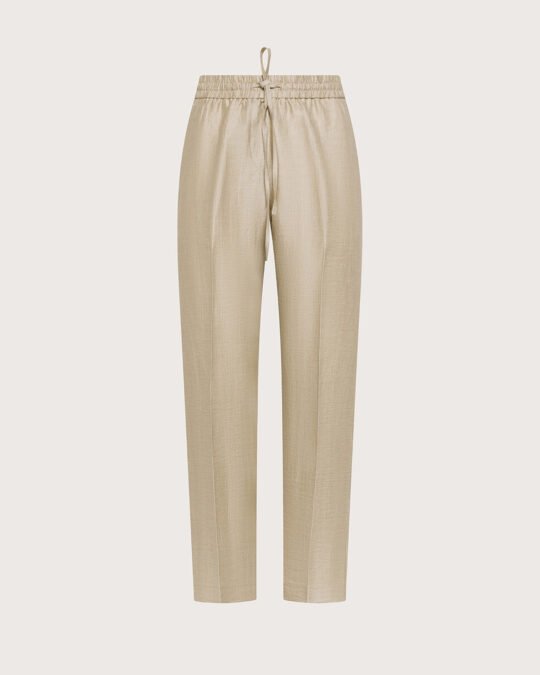 Pantalone Donna Lino BIANCO 19.70 PT1031_75_320072