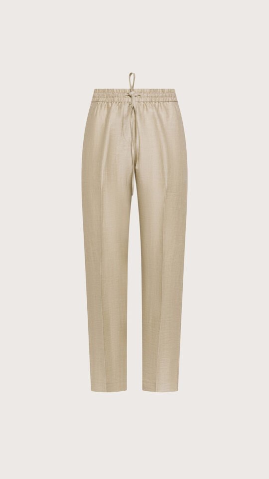 Pantalone Donna Lino BIANCO 19.70 PT1031_75_320072