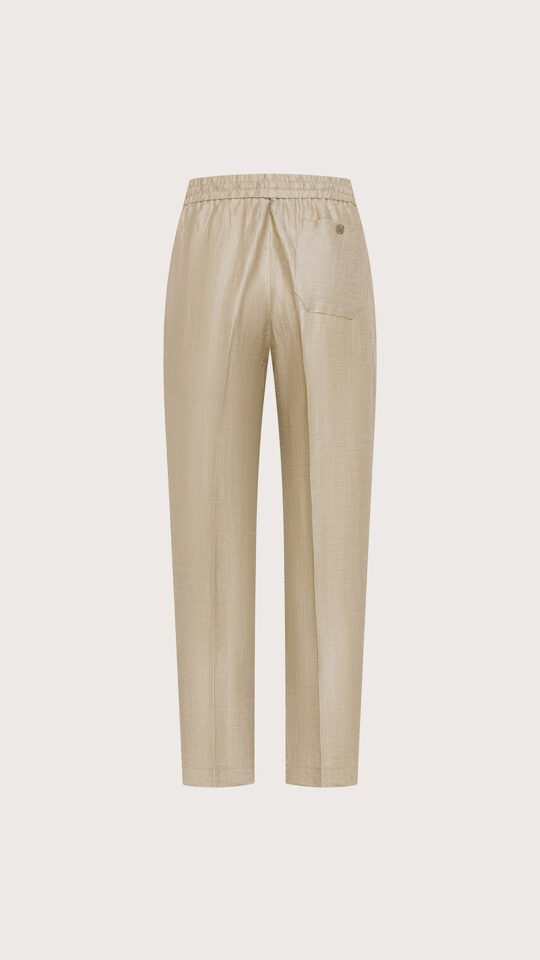 Pantalone Donna Lino BIANCO 19.70 PT1031_75_320072 retro