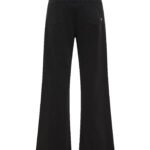 retro del pantalone donna luna mid rise flared reactive dyed row edge