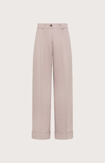 pantalone organza fiammata crinkle st. floreale sfumato