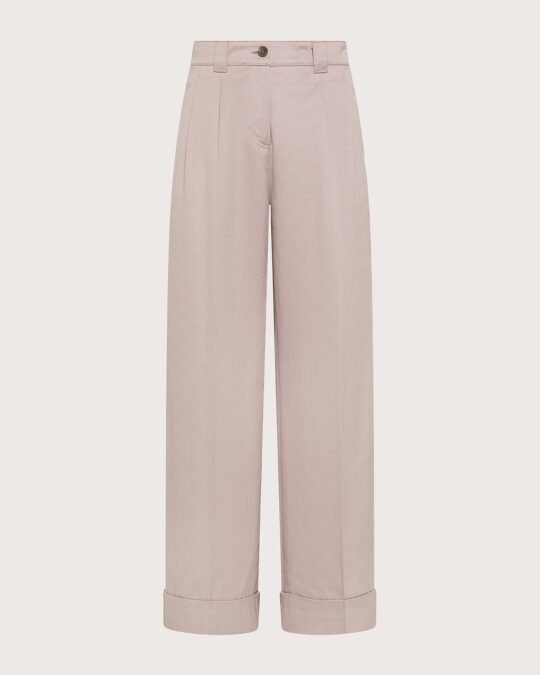 pantalone organza fiammata crinkle st. floreale sfumato
