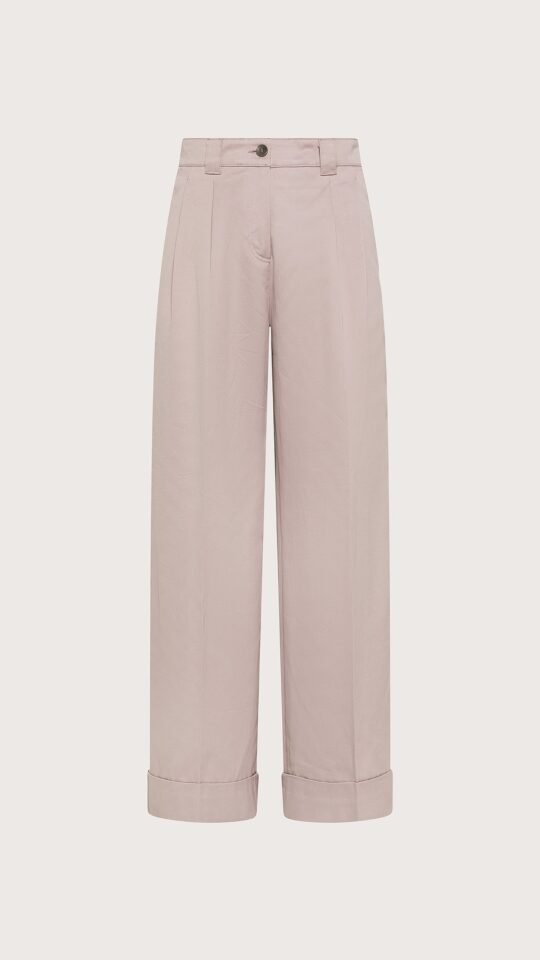 pantalone organza fiammata crinkle st. floreale sfumato