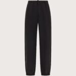 pantalone unito misto seta sand wash colore nero taglia 38 donna Seventy