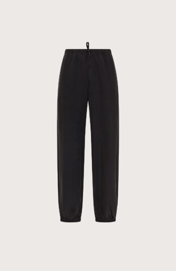 pantalone unito misto seta sand wash colore nero taglia 38 donna Seventy