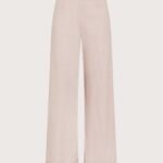 pantalone donna lino cotone stretch effetto vintage colore rosa taglia 38 Seventy
