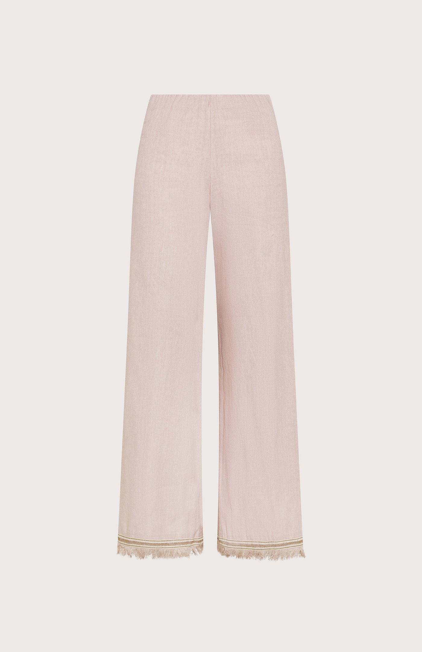 pantalone donna lino cotone stretch effetto vintage colore rosa taglia 38 Seventy