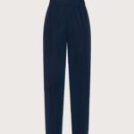pantalone donna con elastico Seventy jersey crepe pesante str. colore blu taglia s