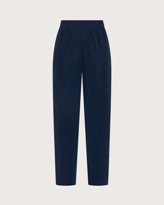 pantalone donna con elastico Seventy jersey crepe pesante str. colore blu taglia s