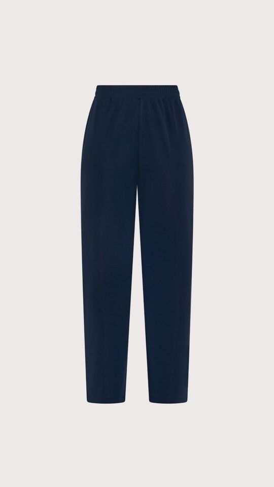 pantalone donna con elastico Seventy jersey crepe pesante str. colore blu taglia s