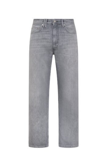 Pantalone uomo grigio Cycle wise regular fit straight ankle leg light bleach broken edge