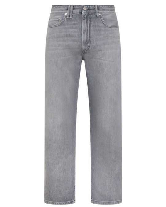 Pantalone uomo grigio Cycle wise regular fit straight ankle leg light bleach broken edge