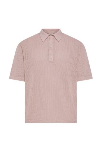 Polo uomo rosa Cycle jimmy polo s/s acid wash