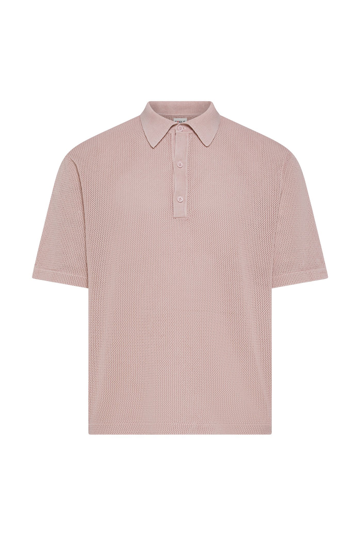 Polo uomo rosa Cycle jimmy polo s/s acid wash