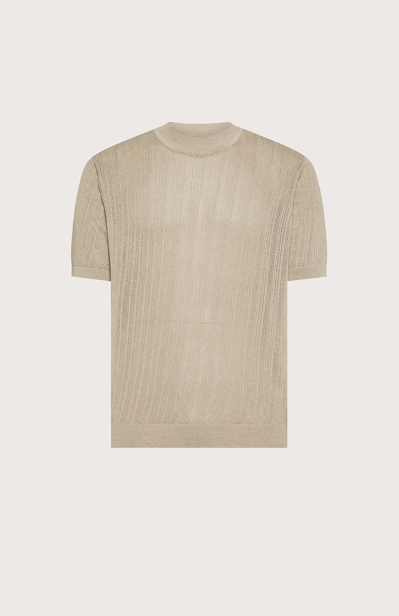 girocollo traforato f.14 T-shirt Uomo Panna Seventy Collezione S/S 2026