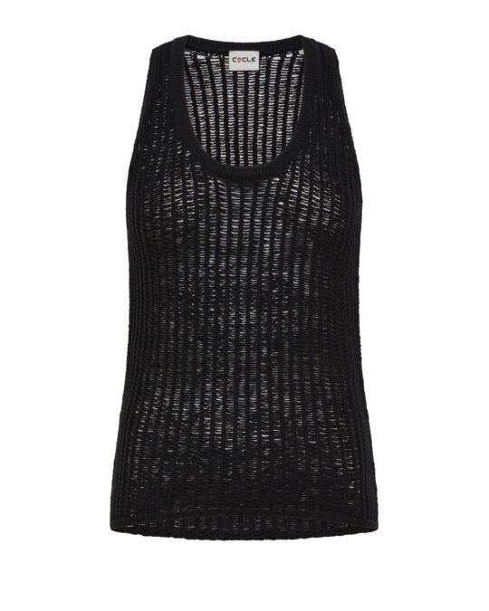 Top donna nero Cycle nia tank top donna
