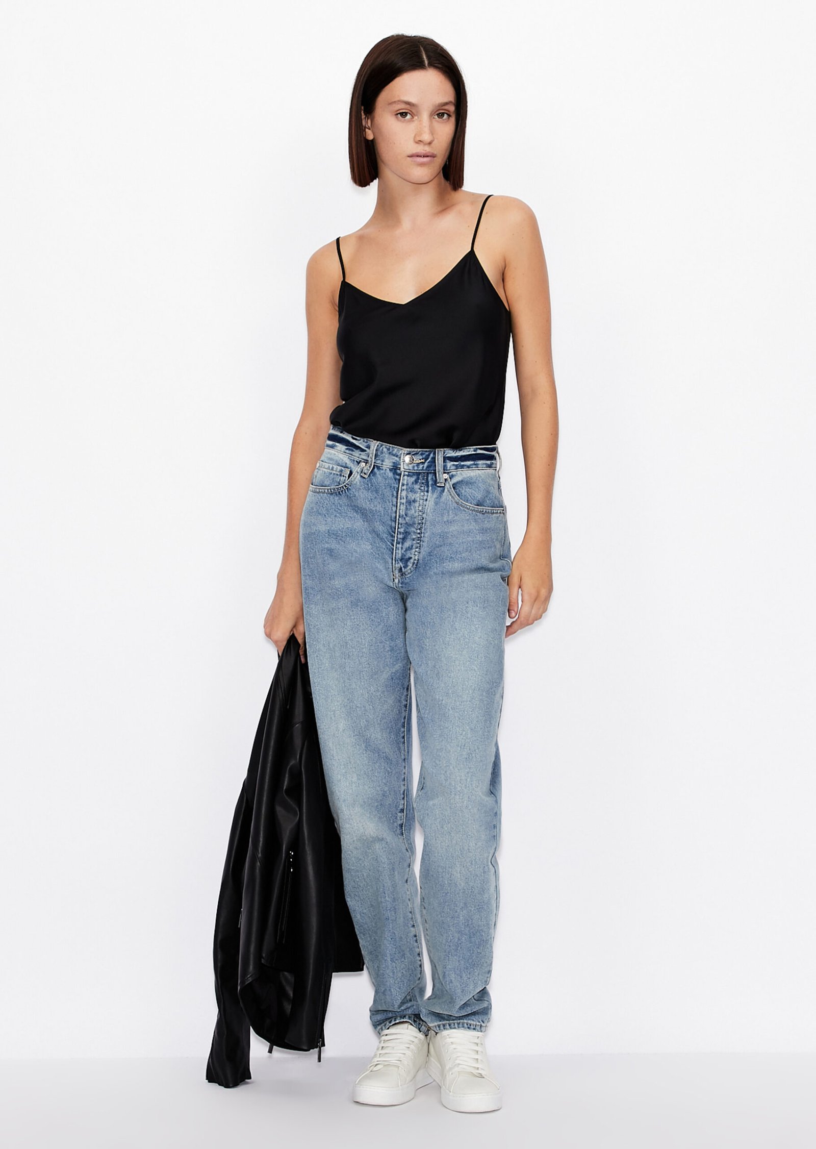 Top nero Armani Exchange donna