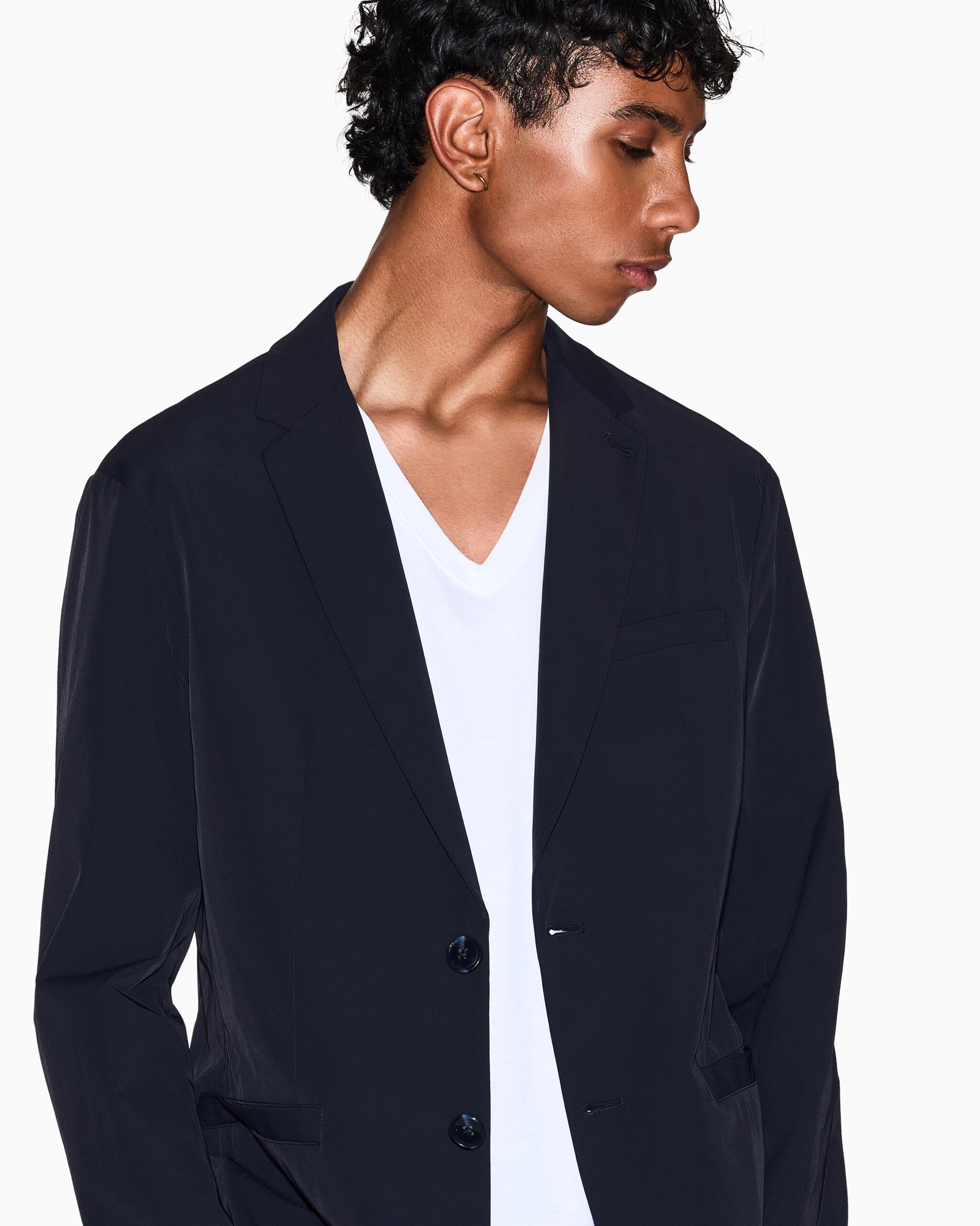 Blazer blu Armani Exchange