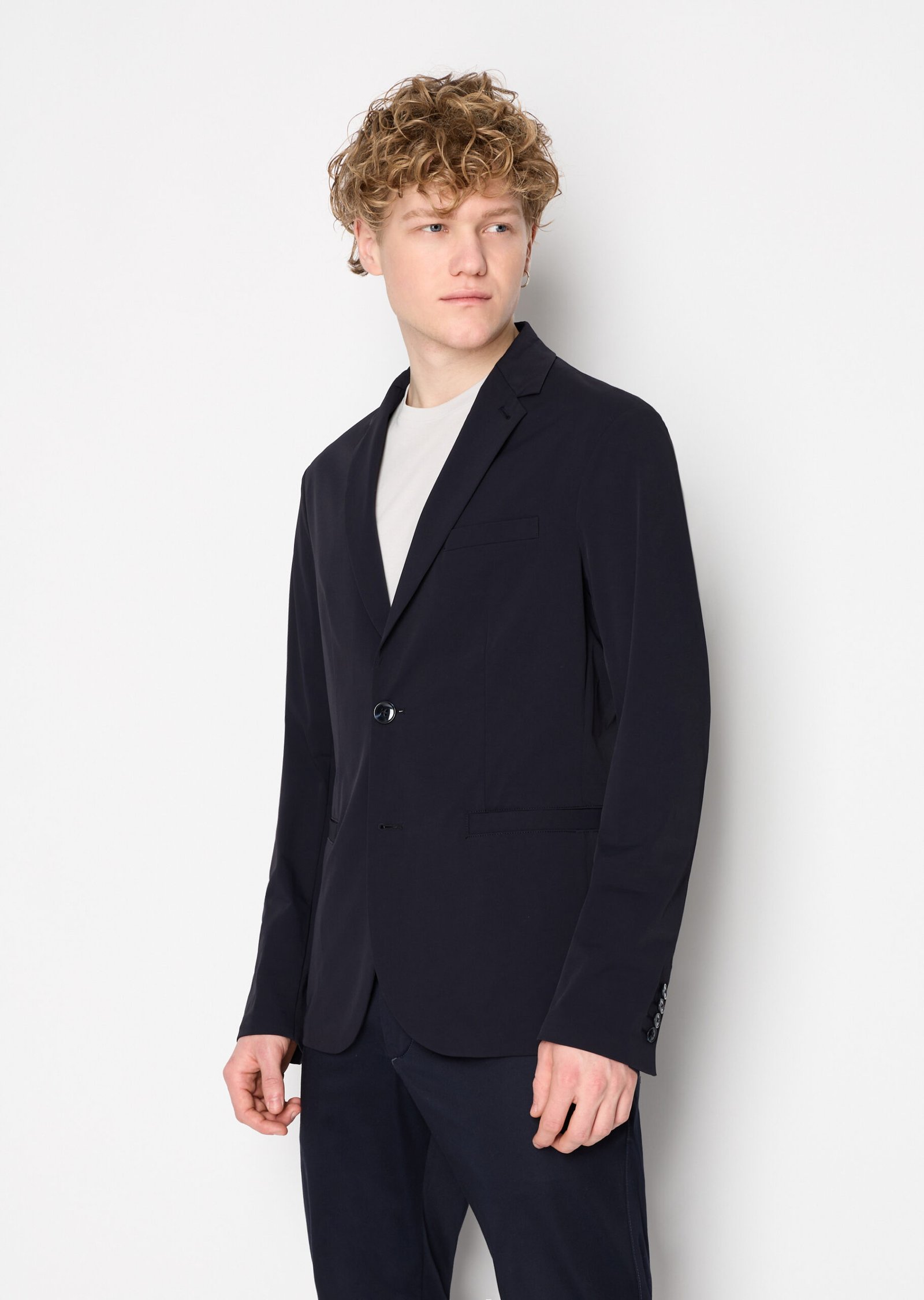 Blazer blu Armani Exchange