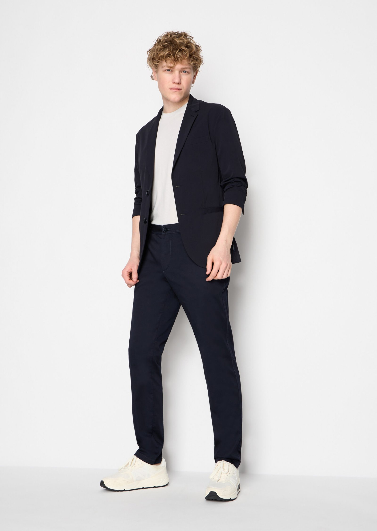 Blazer blu Armani Exchange