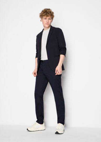 Blazer blu Armani Exchange uomo