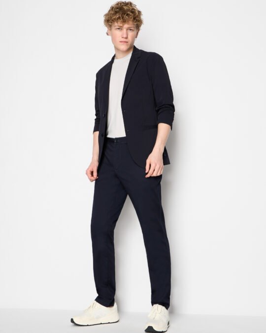 Blazer blu Armani Exchange uomo