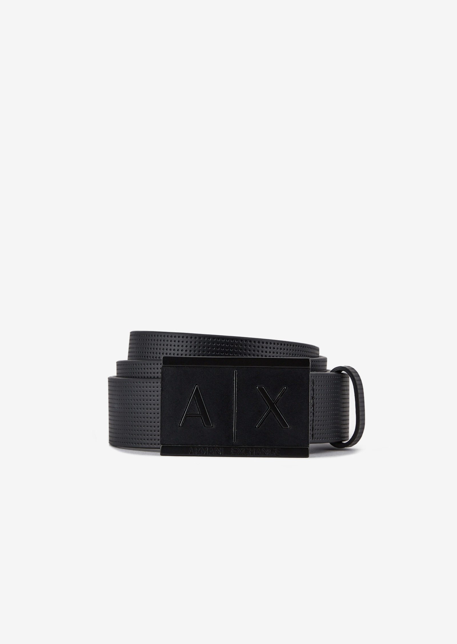 Cintura uomo Armani Exchange con placca