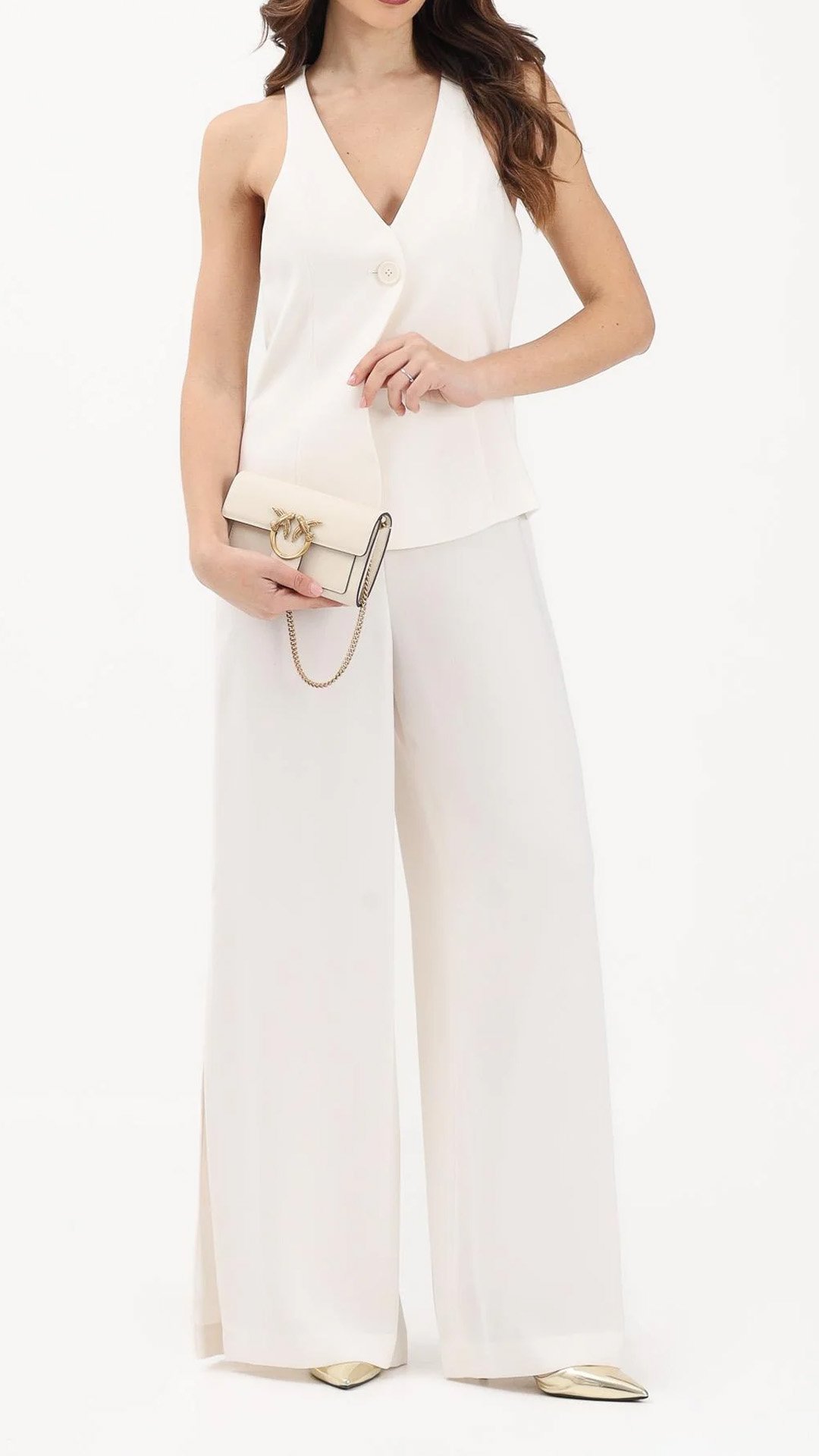 Abito tuta intera donna bianca Armani Exchange
