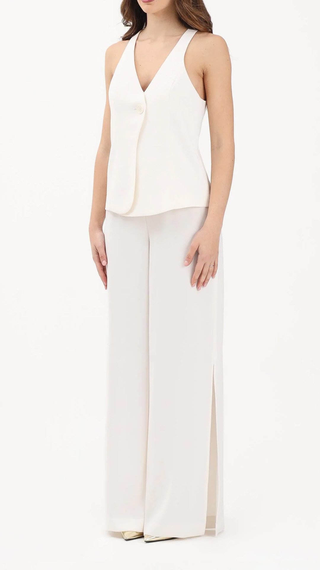 Tuta intera donna bianca Armani Exchange