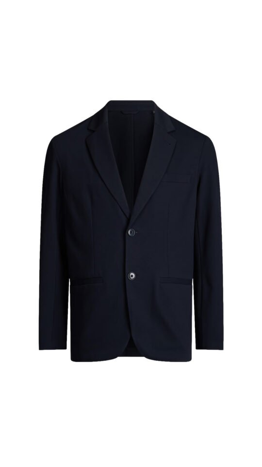 Blazer blu uomo in cotone Armani Exchange