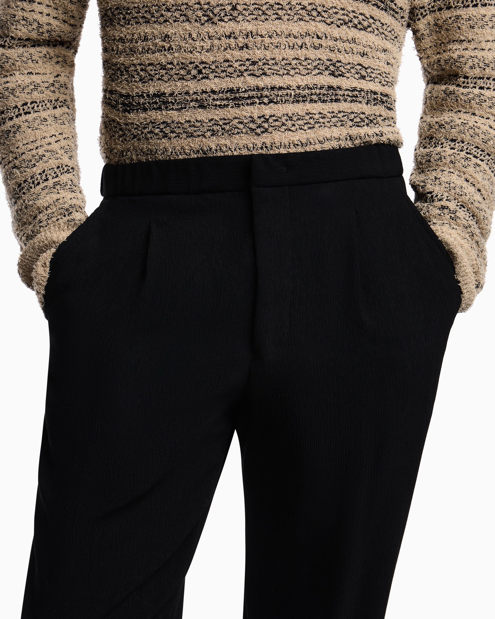 Pantalone uomo nero Emporio Armani