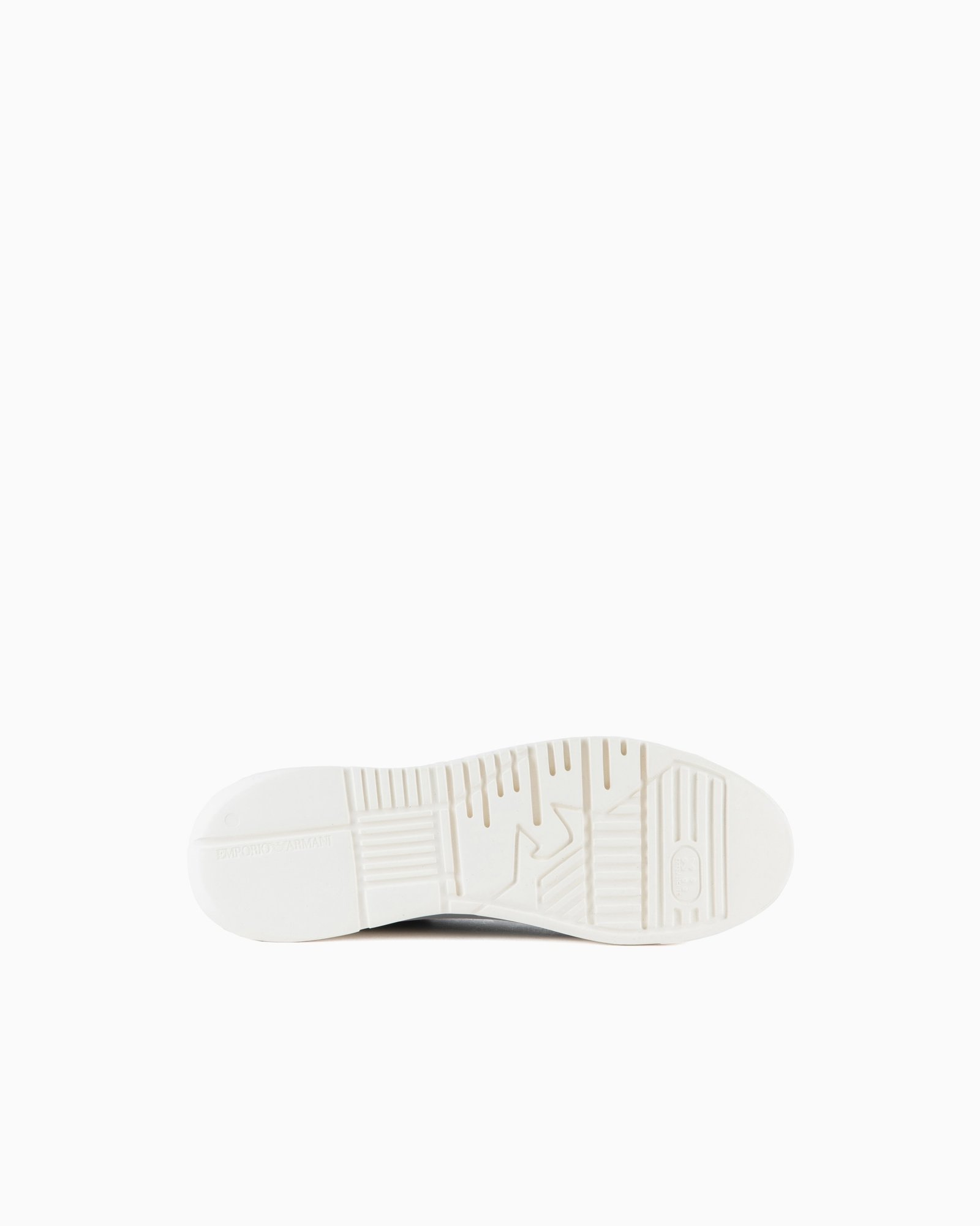 Sneakers sportive uomo in pelle bianca Emporio Armani