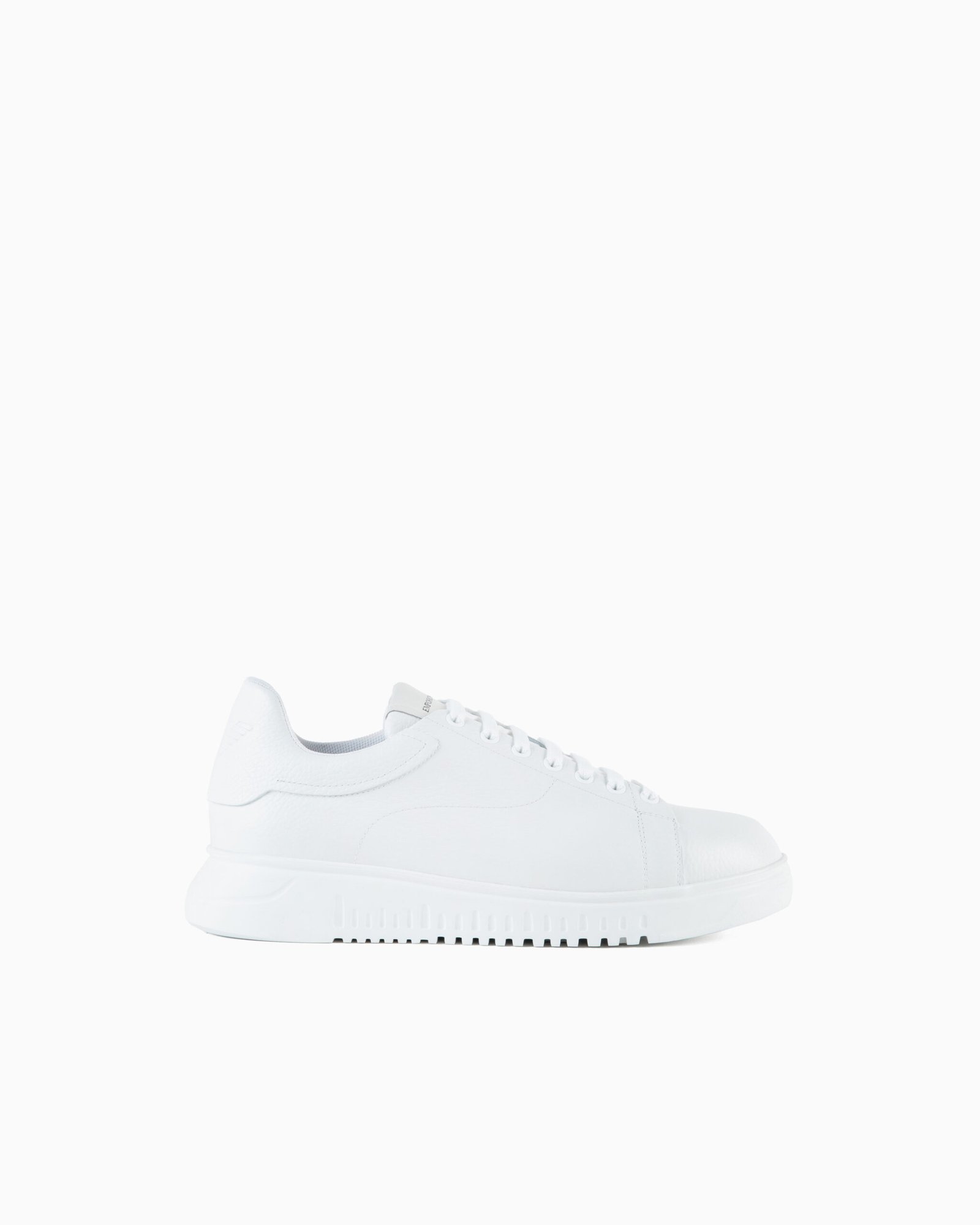 Sneakers sportive uomo in pelle bianca Emporio Armani