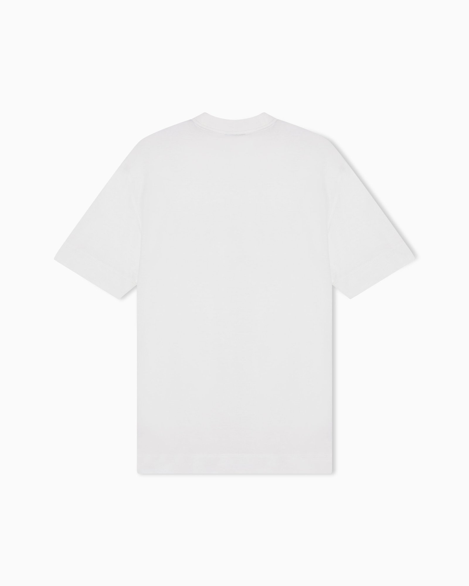 T-shirt bianca uomo con stampa logo Emporio Armani