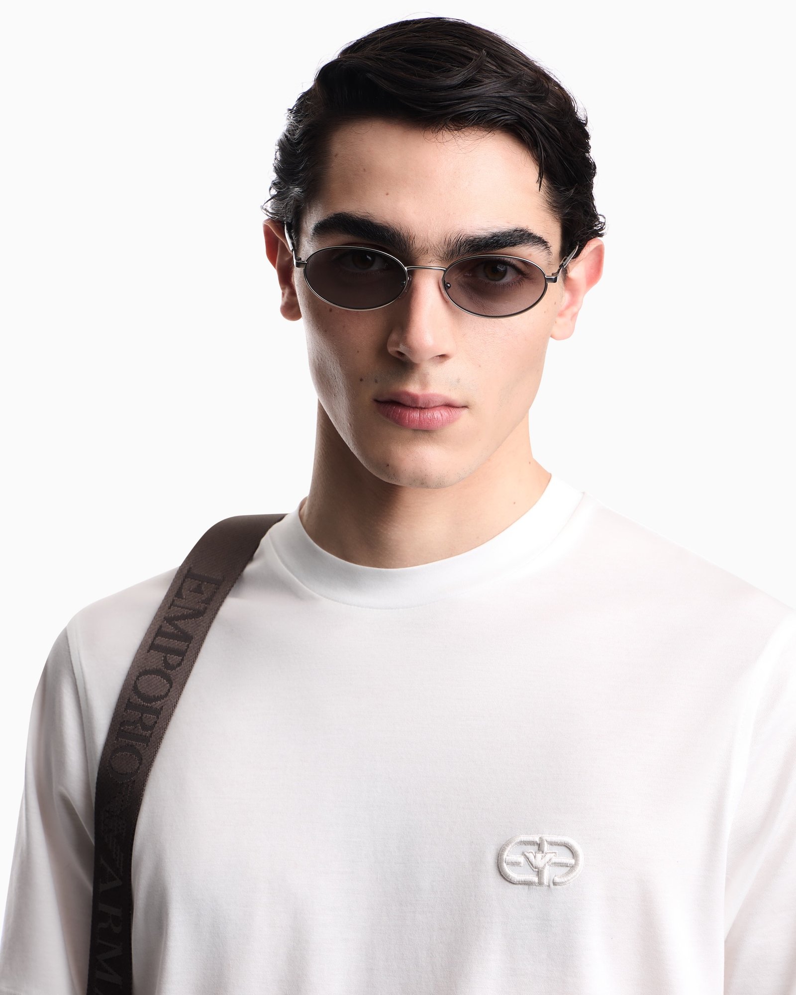 T-shirt uomo basic bianca Emporio Armani