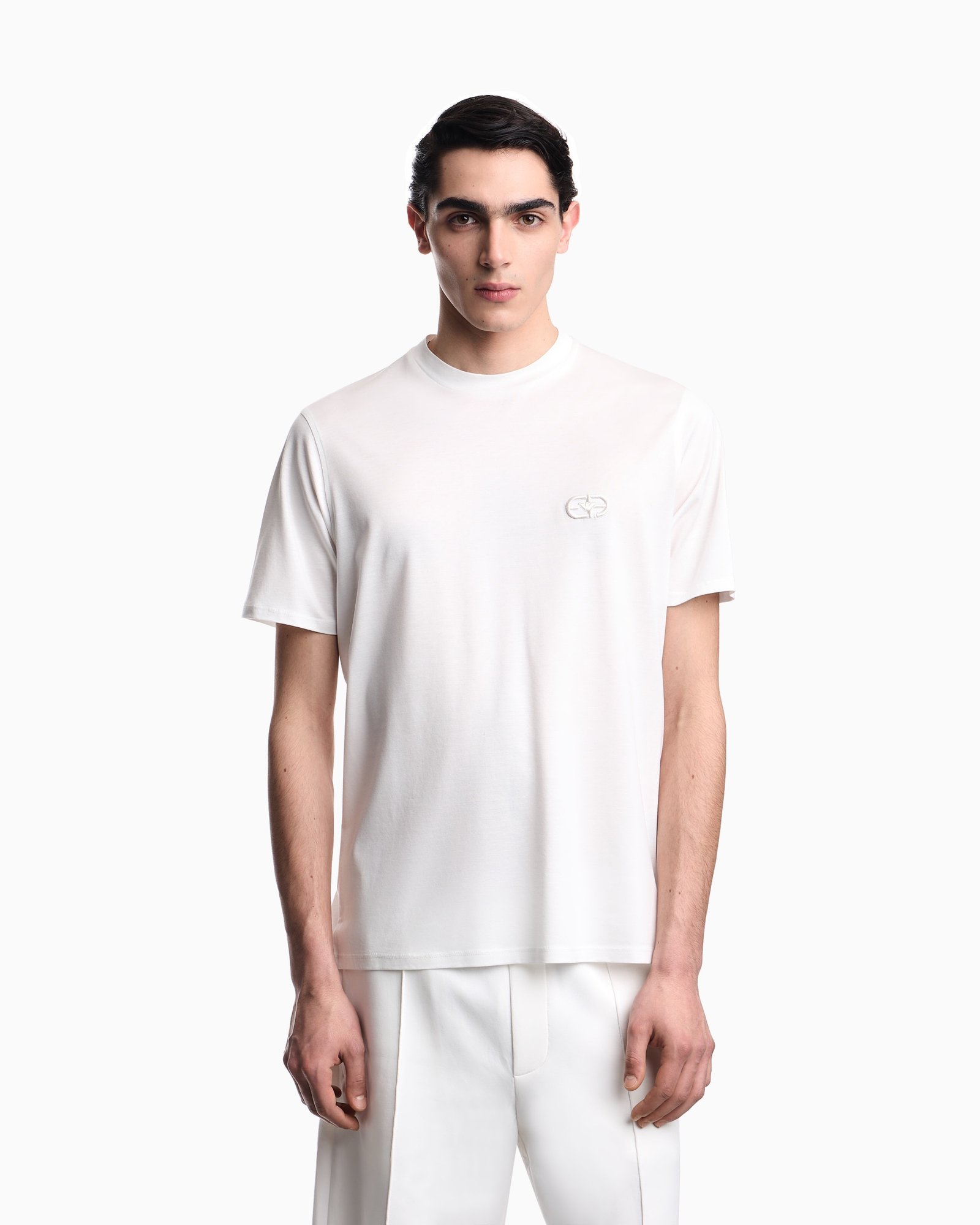 T-shirt uomo basic bianca Emporio Armani
