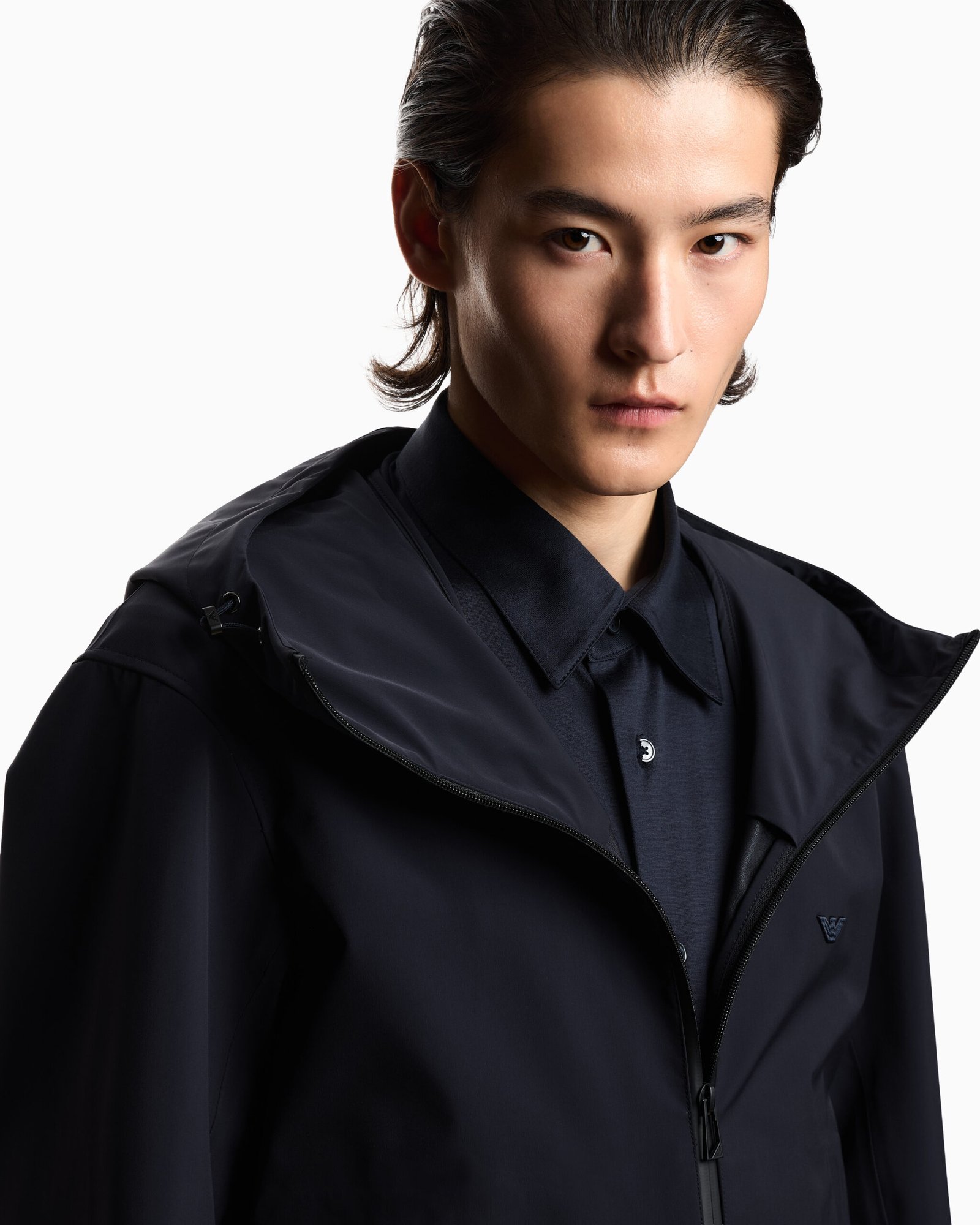 Camicia uomo blu scura Emporio Armani