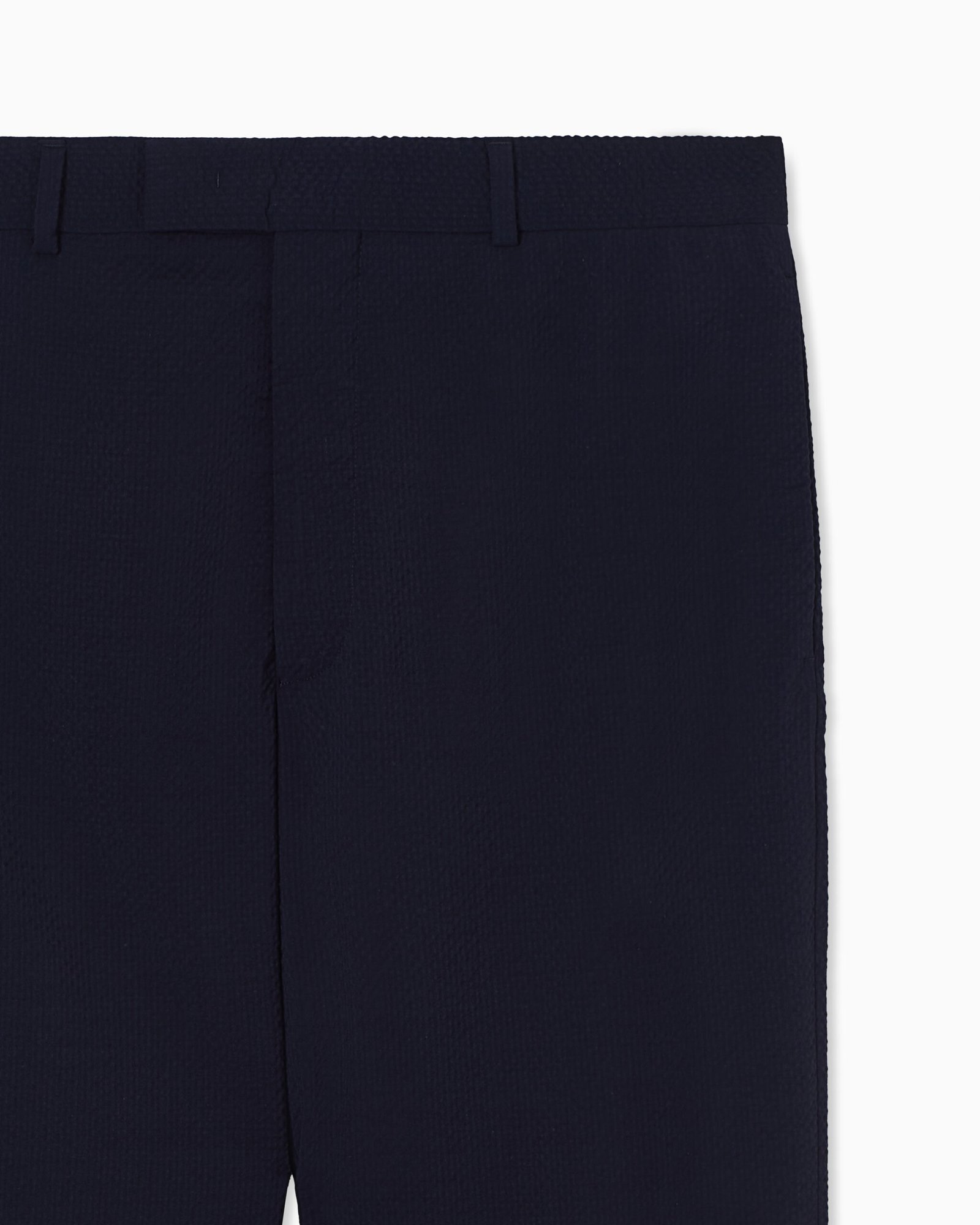 Pantalone blu uomo in lana vergine Emporio Armani