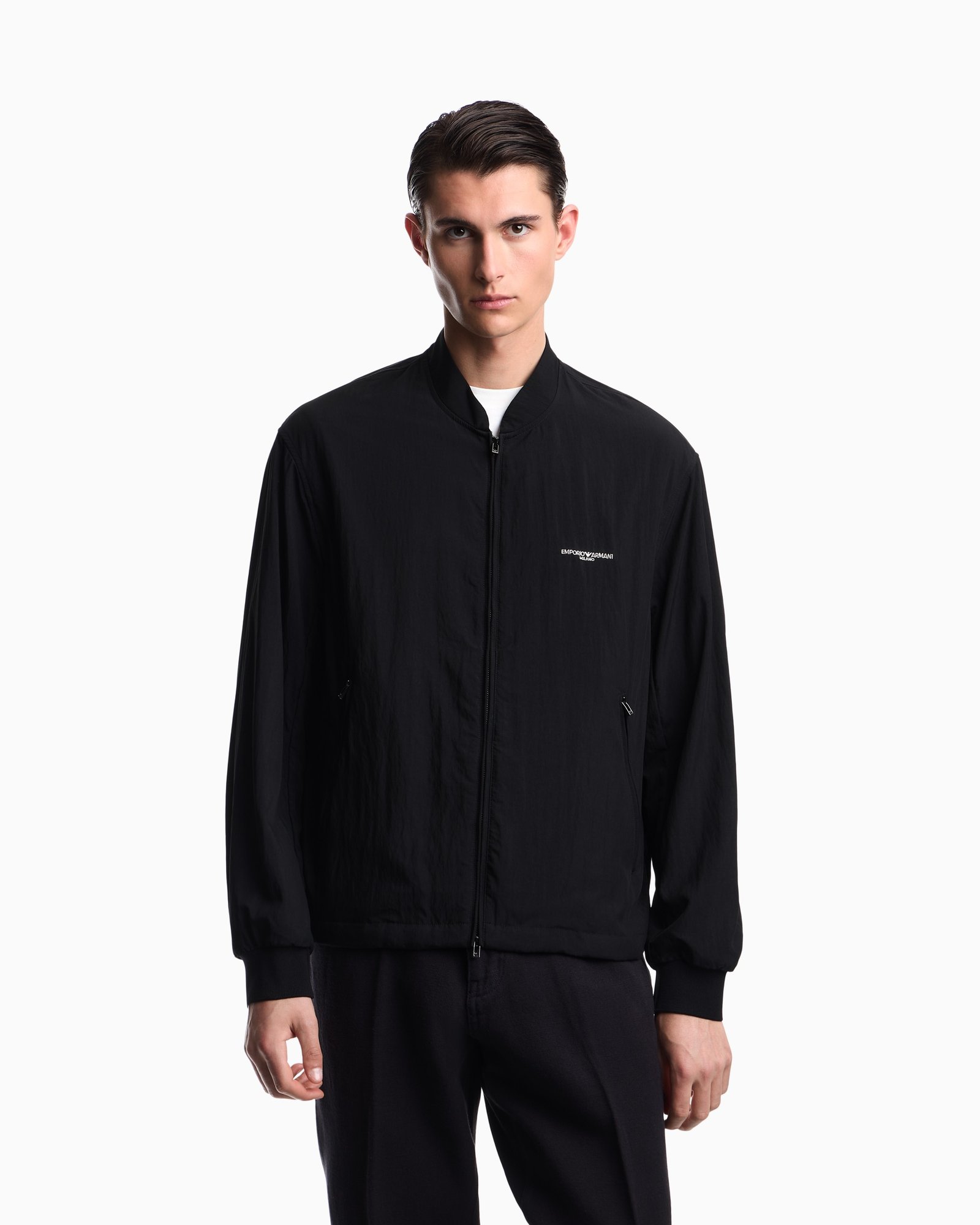Giubbotto uomo nero Emporio Armani