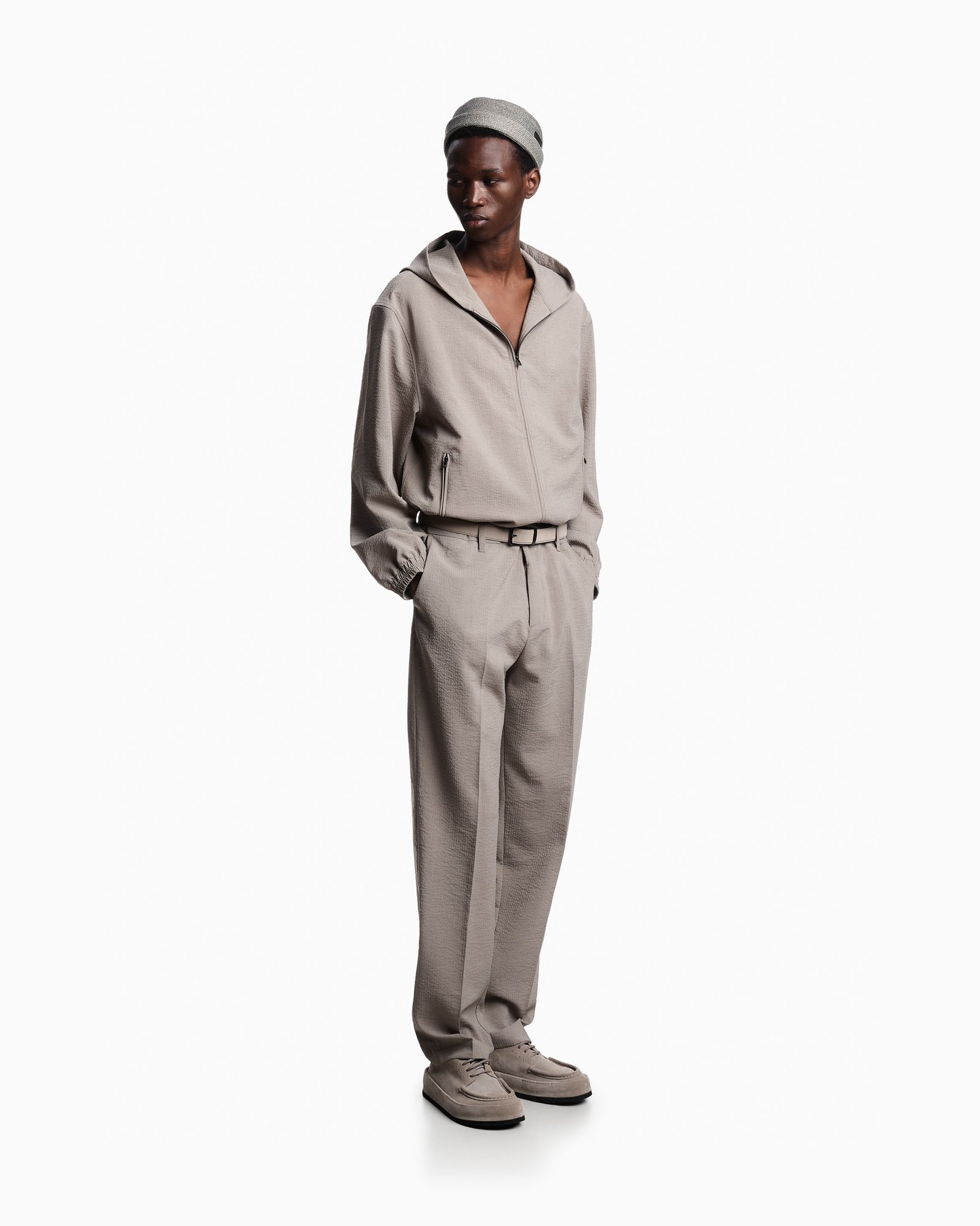 Pantalone uomo grigio tortora Emporio Armani