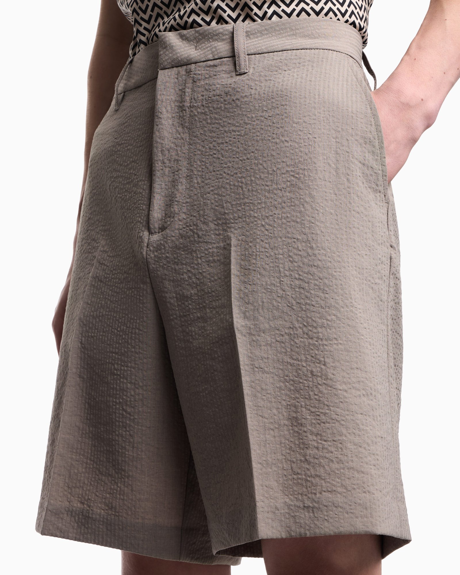 Bermuda uomo in cotone Emporio Armani