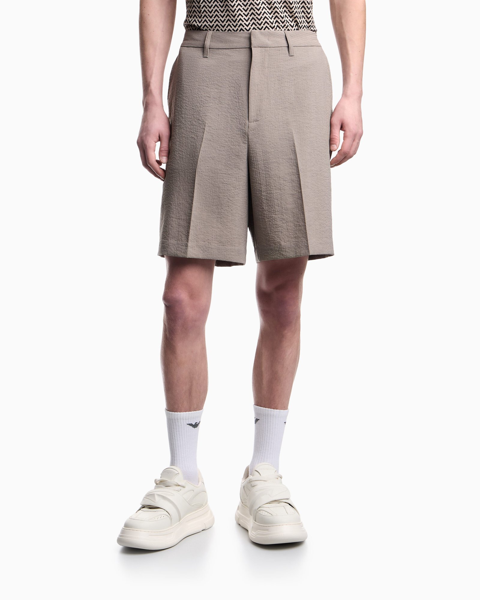 Bermuda uomo in cotone Emporio Armani